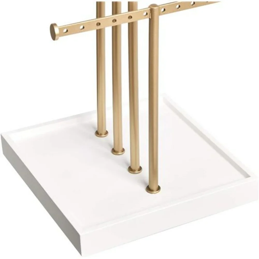 Jewelry tree stand 4 tier organizer holder for necklaces earrings bracelets ring